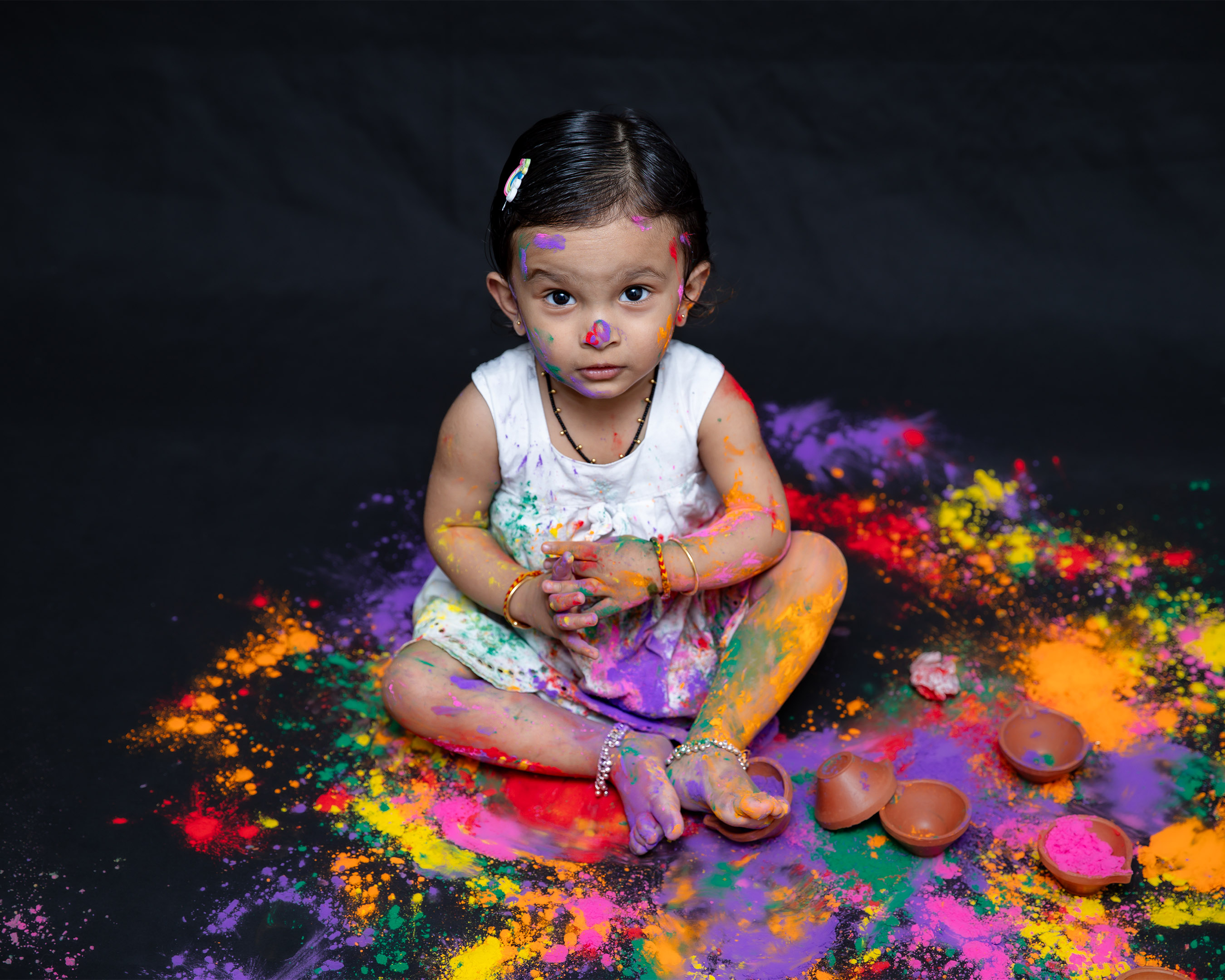 Shree playing HOLI